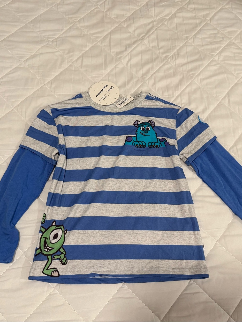 Boys little sleepies Disney Pixar monsters inc shirt
